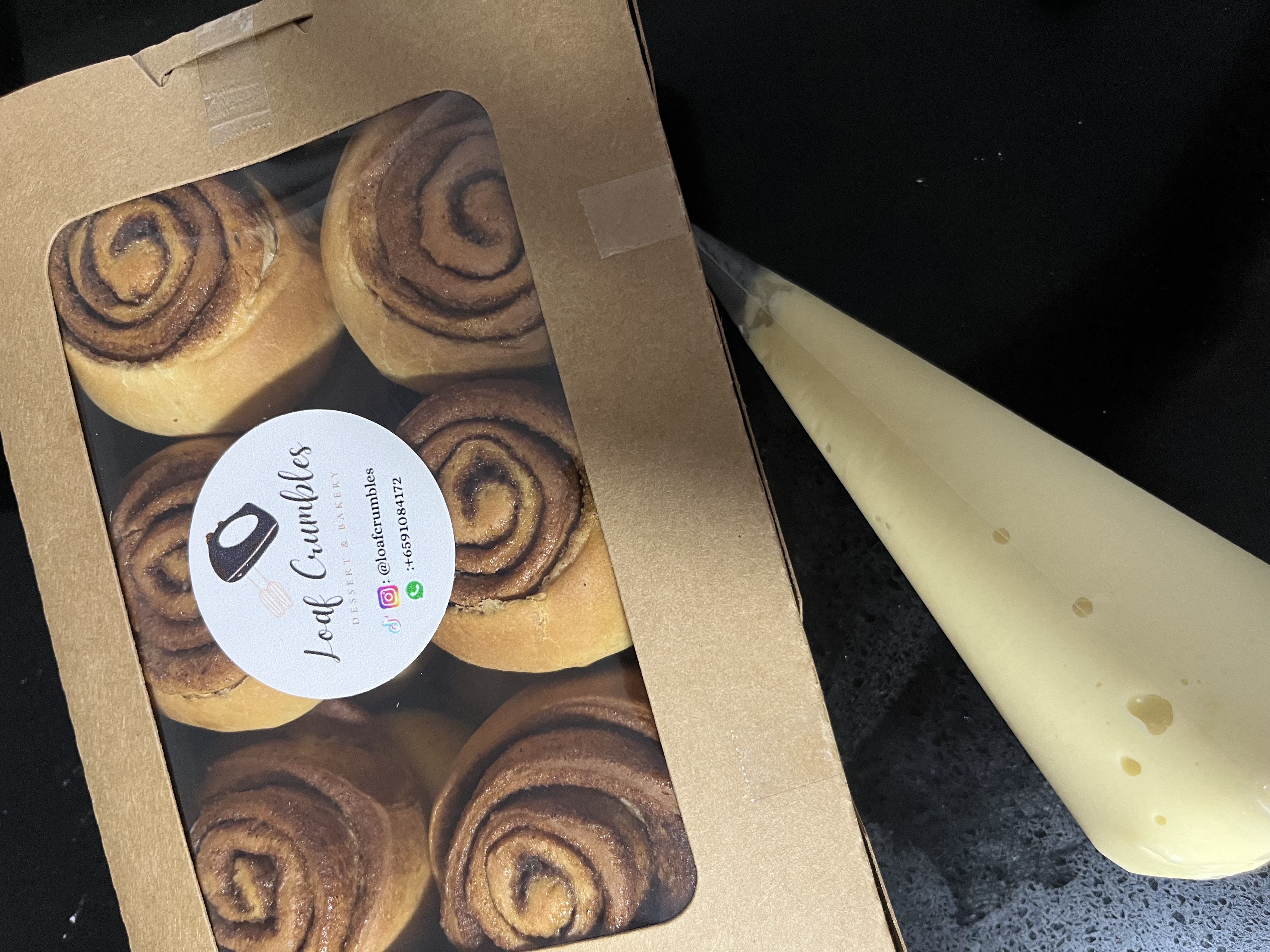 Image loafcrumbles — Home-Baked Cinnamon & Kunafa Rolls in Bedok