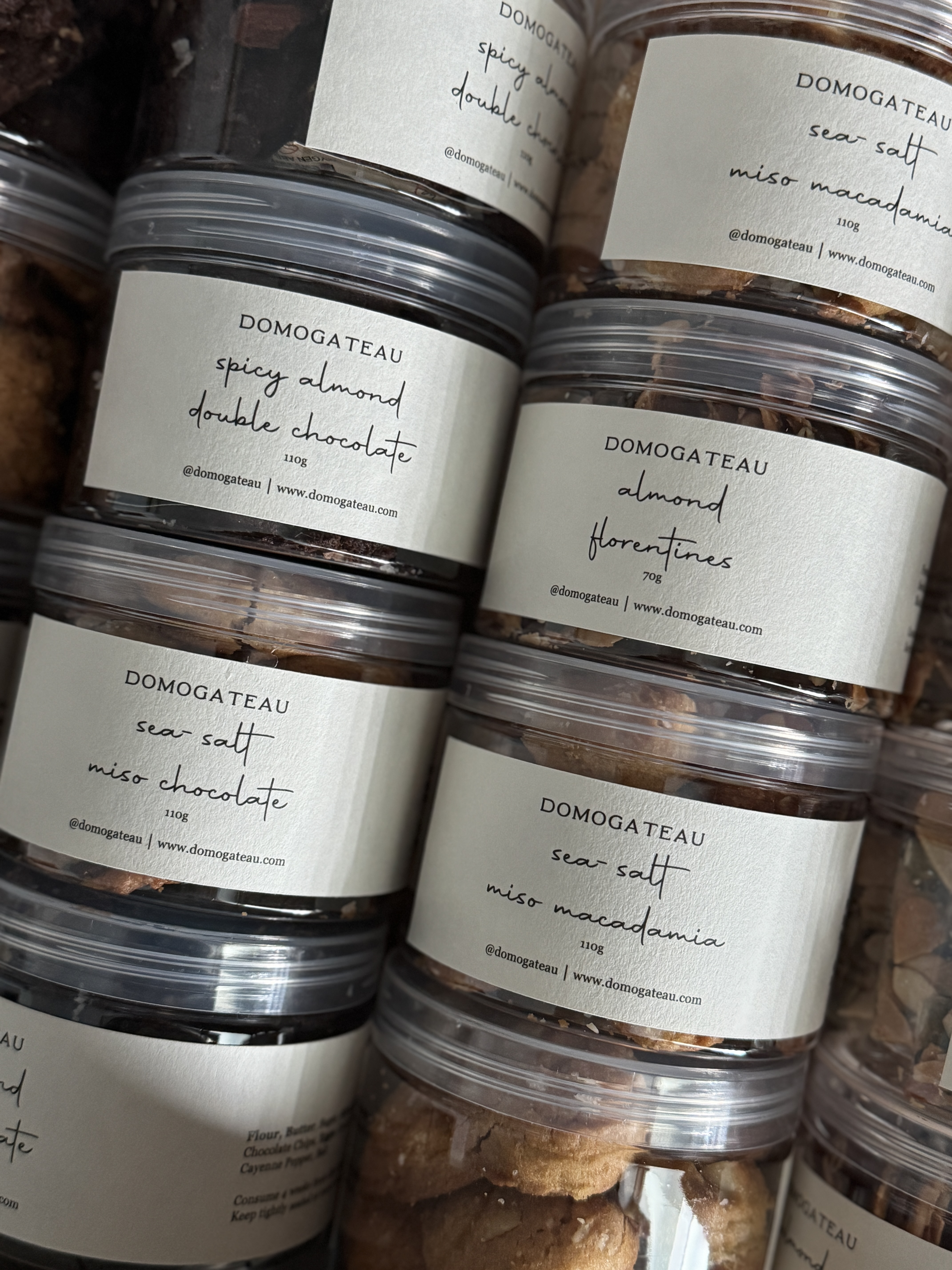 Image domogateau — Home-Baked Miso Cookies & Florentines at Newton